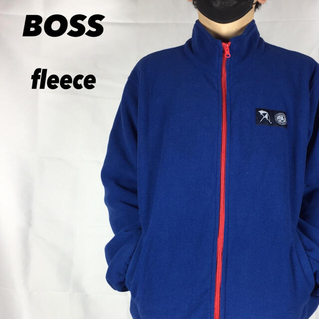 BOSS ボス フリース ロゴ ブルゾン XL