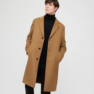 ユニクロ(UNIQLO)のUNIQLO ウールカシミアチェスターコート　Sサイズ(チェスターコート)