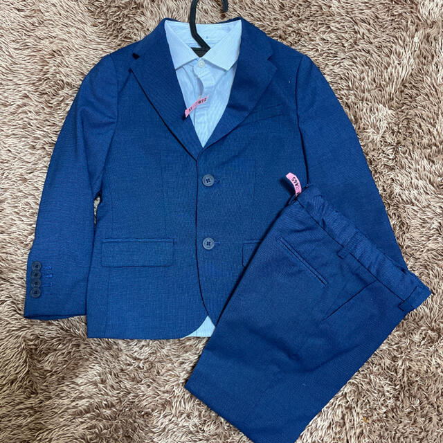 ZARA KIDS(ザラキッズ)のZARA KIDS フォーマルスーツ 3点セット 卒園 入学 美品 キッズ/ベビー/マタニティのキッズ服男の子用(90cm~)(ドレス/フォーマル)の商品写真