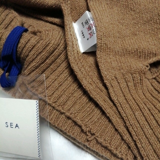 SEA(シー)の新品未使用 SEA sea rie  ウールマフラー ストール レディースのファッション小物(マフラー/ショール)の商品写真