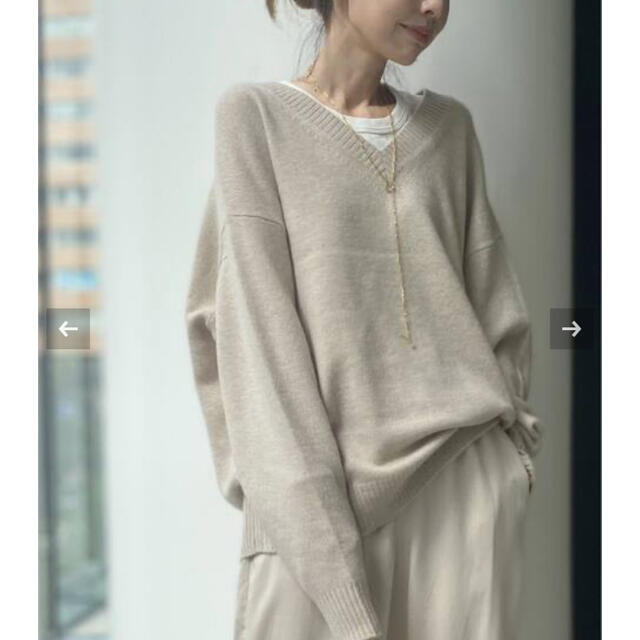 L'Appartement DEUXIEME CLASSE(アパルトモンドゥーズィエムクラス)のFeminity Knit レディースのトップス(ニット/セーター)の商品写真