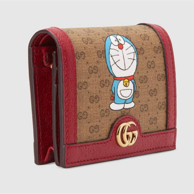 Gucci(グッチ)の保証書付新品gucci グッチドラえもん財布(カードケース コイン紙幣入れ付き) レディースのファッション小物(財布)の商品写真