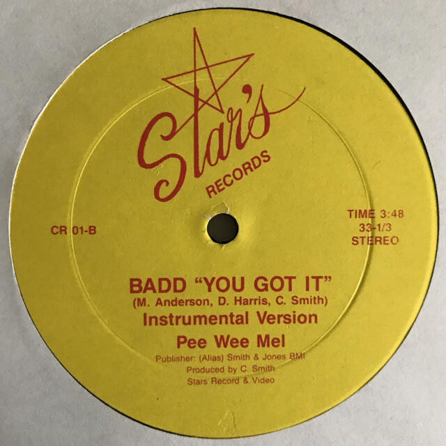 Pee Wee Mel - Badd "You Got It"