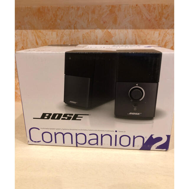 【新品】BOSE スピーカー ポーズCOMPANION2 SERIES 3 BK