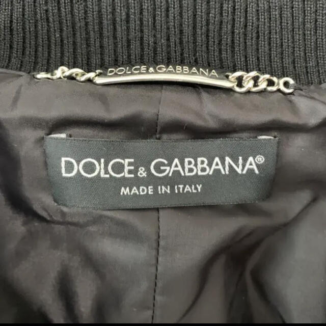 DOLCE&GABBANA(ドルチェアンドガッバーナ)のDolce & Gabbana ドルチェ&ガッバーナ　本革　レザージャケット 黒 レディースのジャケット/アウター(ライダースジャケット)の商品写真