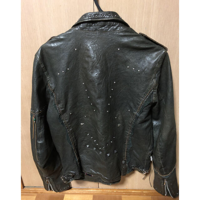 DIESEL(ディーゼル)のDIESELライダースJK 革 メンズのジャケット/アウター(ライダースジャケット)の商品写真
