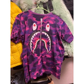 A BATHING APE(Tシャツ/カットソー(半袖/袖なし) ・ パープル A BATHING APE(Tシャツ/カットソー(半袖/袖なし) ・ パープル