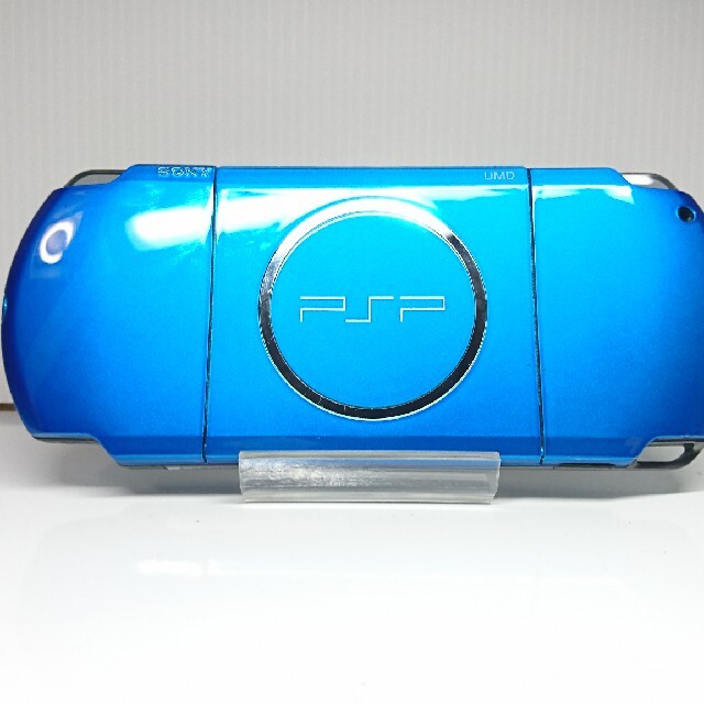 PlayStation Portable(プレイステーションポータブル)の「良品」PSP3000 ブルー エンタメ/ホビーのゲームソフト/ゲーム機本体(携帯用ゲーム機本体)の商品写真