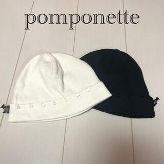 ポンポネット(pom ponette)のpomponette ポンポネット 色違いニット帽 キッズ(帽子)