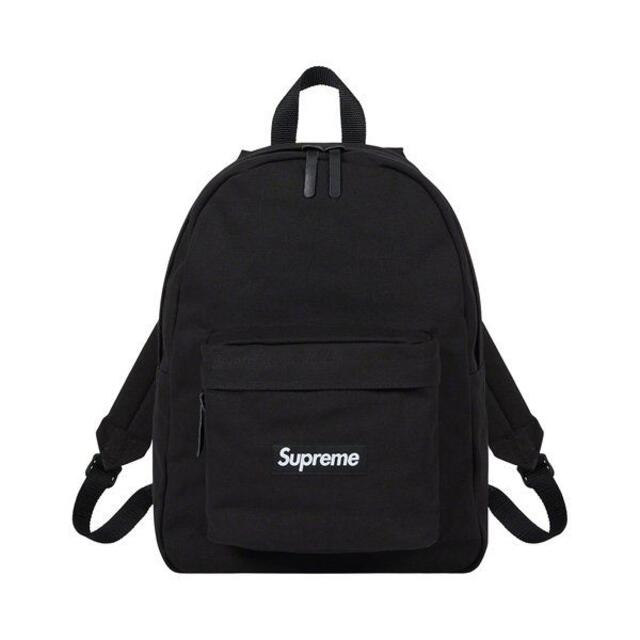 Supreme Canvas Backpack 黒