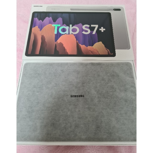 SAMSUNG(サムスン)のGalaxy tab s7+ plus 256GB Wi-Fi シルバー スマホ/家電/カメラのPC/タブレット(タブレット)の商品写真