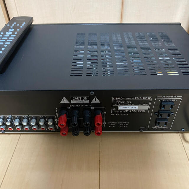 DENON - DENONデノン名機PMA-390SEブラック動作確認済み DENON - DENONデノン名機PMA-390SEブラック動作確認済み