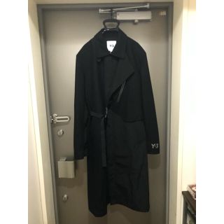 ワイスリー(Y-3)のY-3 コート　M CH1 WOOL FLANNEL COAT(チェスターコート)