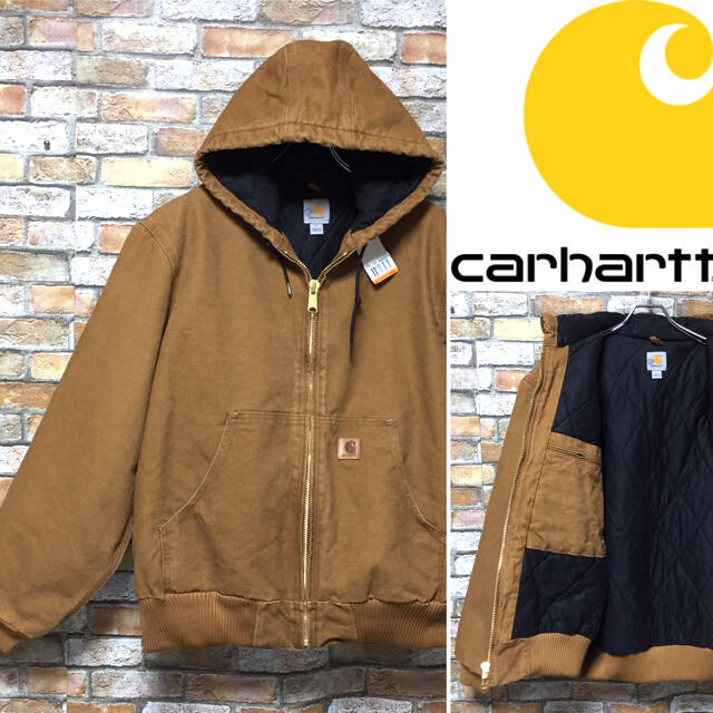 新品未使用 carhartt カーハート  ダックパーカージャケット キャメル