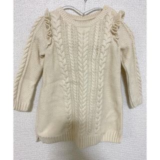 ベビーギャップ(babyGAP)のベビーギャップ　ニットフリルワンピース(ワンピース)