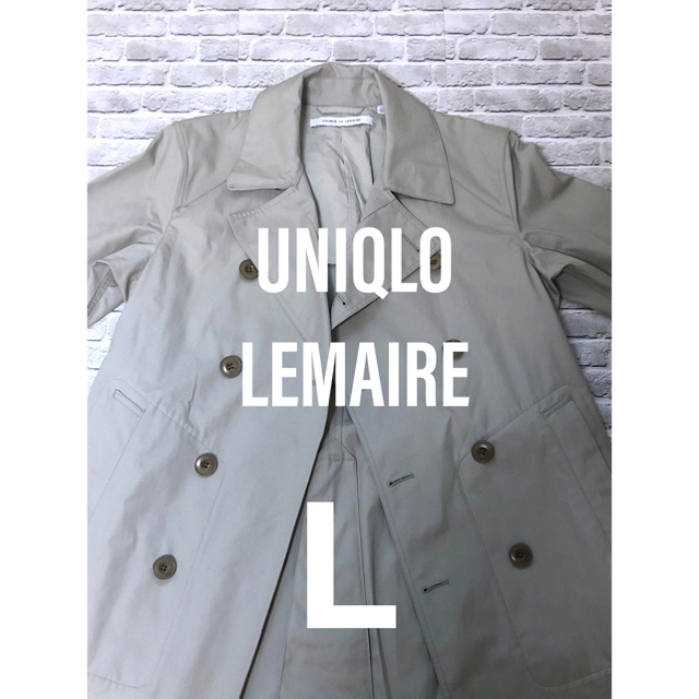 UNIQLO(ユニクロ)の【出井様専用】ユニクロ クリストフルメール トレンチコート メンズ Lサイズ メンズのジャケット/アウター(トレンチコート)の商品写真