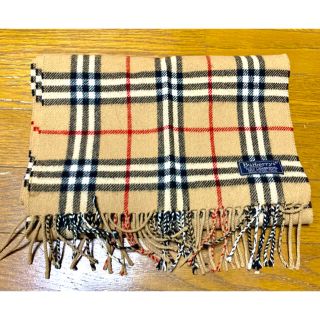 バーバリー(BURBERRY)のバーバリー マフラー チェック（ベージュ）(マフラー)