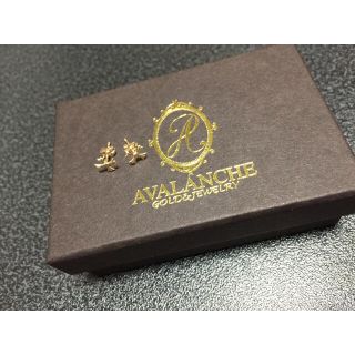 アヴァランチ(AVALANCHE)のavalanche ピアス イエローゴールド 10K(ピアス(両耳用))