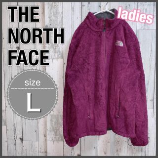 ザノースフェイス(THE NORTH FACE)のTHE NORTH FACEノースフェイス　ボアフリースジャケット　Ｌ　パープル(ブルゾン)