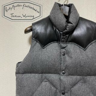 ロッキーマウンテンフェザーベッド(Rocky Mountain Featherbed)の【美品】Rocky Mountain Featherbed ダウンベスト(ダウンベスト)