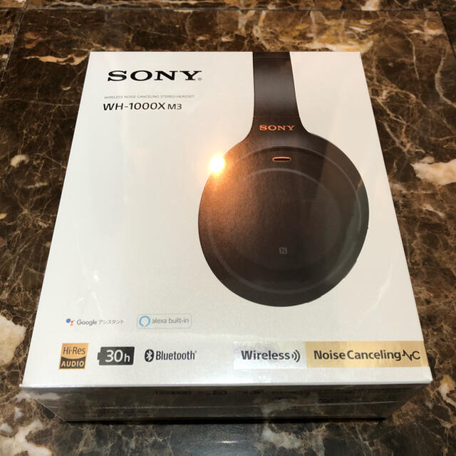 国内正規品SONY WH-1000XM3 ブラック ヘッドホン