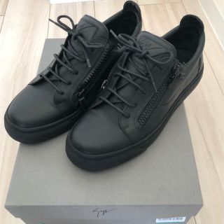 ジュゼッペザノッティ(GIUZEPPE ZANOTTI)のGIUSEPPE ZANOTTI レザースニーカー　42(スニーカー)