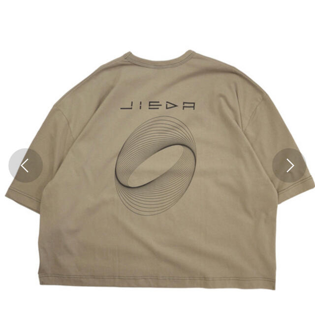 即購入・発送可 JieDa CIRCLE PRINT T-SHIRT