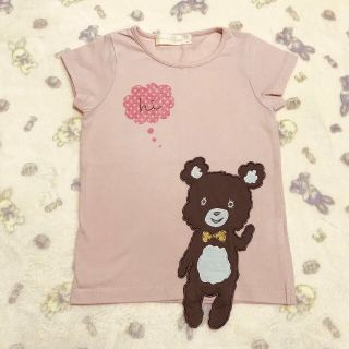 フランシュリッペ(franche lippee)の302・【110】フランシュリッペ　ラチペット　半袖　シャツ　カットソー　ピンク(Tシャツ/カットソー)