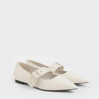 チャールズアンドキース(Charles and Keith)のCharles＆Keith フラットシューズ(バレエシューズ)