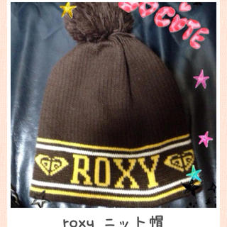 ロキシー(Roxy)のロキシー ニット帽 値下げ！(ニット帽/ビーニー)