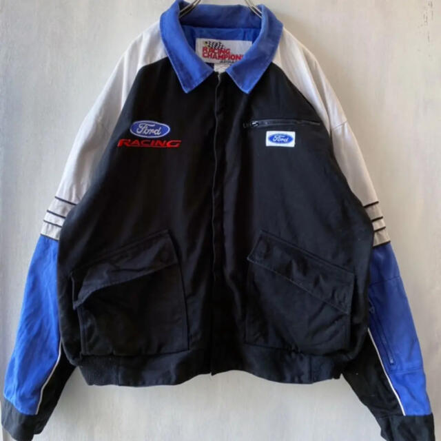 レア 90’s Ford レーシングジャケット NASCAR XL ストリート