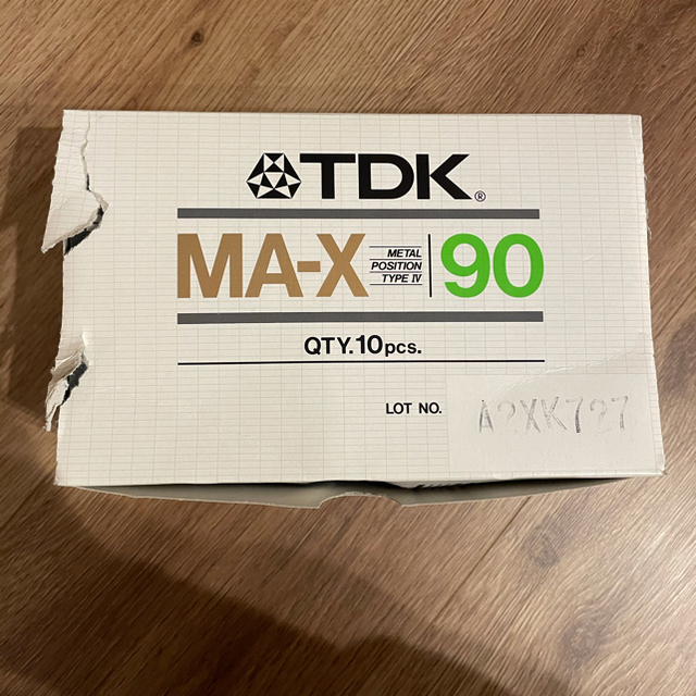 カセットテープ　メタルテープ　TDK MA-X90 10本