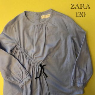 ザラキッズ(ZARA KIDS)のZARAキッズ　ブラウス128㎝ (ブラウス)