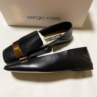 セルジオロッシ(Sergio Rossi)の新品未使用！送料込み★Sergio Rossi★SR1 スリッパ&バレエフラット(ローファー/革靴)