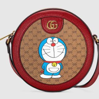 グッチ(Gucci)のグッチドラえもんDORAEMON GUCCI ショルダーバッグ　レザー(ショルダーバッグ)