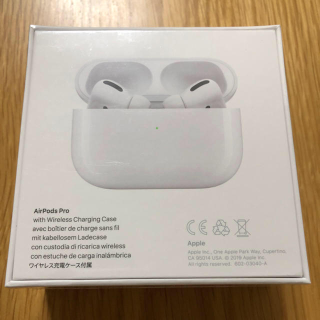 airpods　pro  新品未使用　即日発送　保証書有