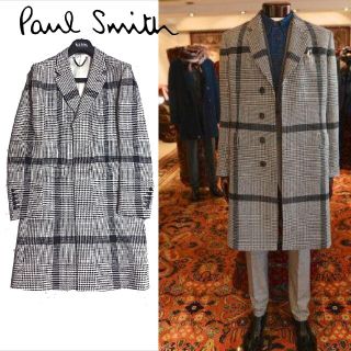 PS  PaulSmith ポールスミス ロングコート チェック柄