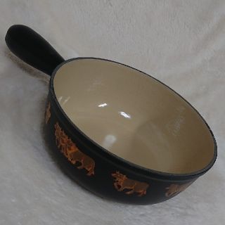 ルクルーゼ(LE CREUSET)のル・クルーゼ デカール ソースパン ブラック アッペンツェラー 22cm(鍋/フライパン)