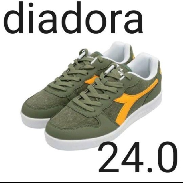 DIADORA(ディアドラ)のdiadora PLAYGROUNDCVGS 24.0cm 新品 レディースの靴/シューズ(スニーカー)の商品写真