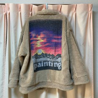 バレンシアガ(Balenciaga)のDoublet Painting ファージャケット　ジヨン着用(毛皮/ファーコート)