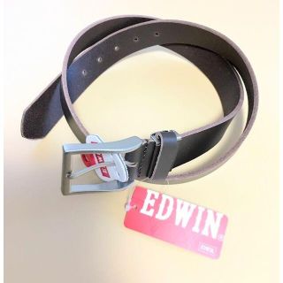 エドウィン(EDWIN)のrf 322【新品・未使用】EDWIN　レザーベルト　ダークブラウン(ベルト)