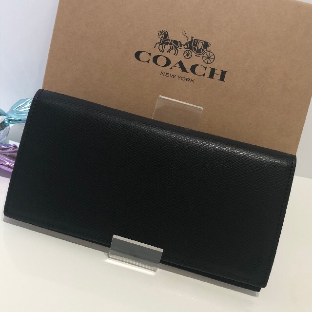 赤字覚悟　【新品】COACH コーチ 財布 長財布 ブラック F74978