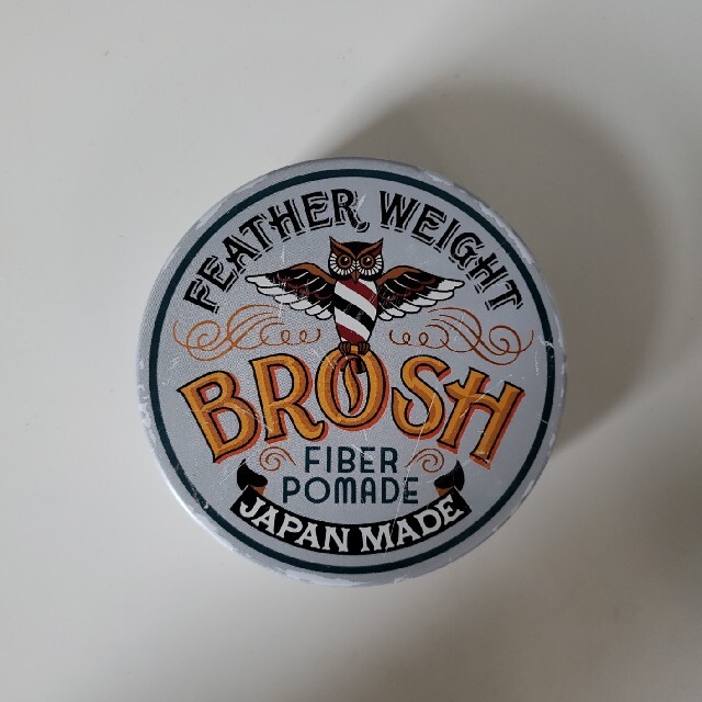 BROSH FETHER WEIGHT FIBER POMADE コスメ/美容のヘアケア/スタイリング(ヘアワックス/ヘアクリーム)の商品写真