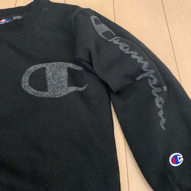 Champion(チャンピオン)のChampion  裏起毛トレーナー130 キッズ/ベビー/マタニティのキッズ服男の子用(90cm~)(Tシャツ/カットソー)の商品写真