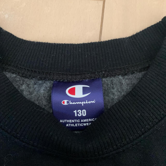 Champion(チャンピオン)のChampion  裏起毛トレーナー130 キッズ/ベビー/マタニティのキッズ服男の子用(90cm~)(Tシャツ/カットソー)の商品写真