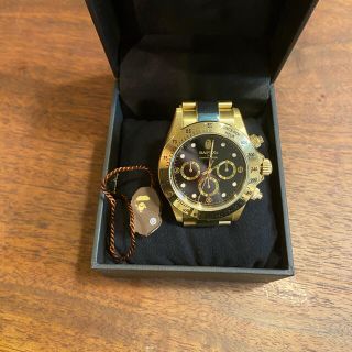 アベイシングエイプ(A BATHING APE)のBAPEX エイプ　TYPE3 デイトナ　黒　超希少(腕時計(アナログ))