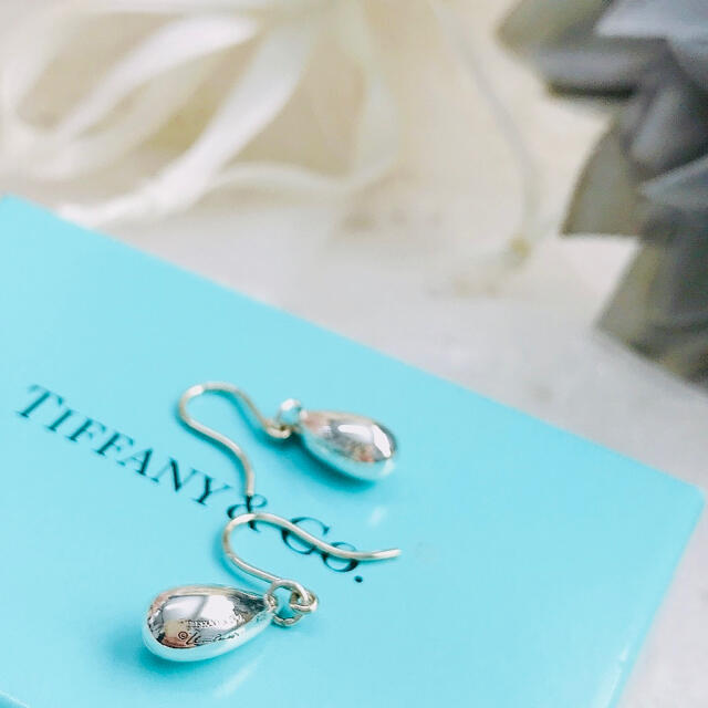 59%OFF!】 TIFFANYCo. ティファニー♡ティアドロップ SV925 イヤリング