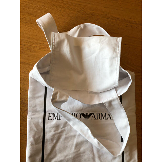 Emporio Armani(エンポリオアルマーニ)のｴﾝﾎﾟﾘｵｱﾙﾏｰﾆ  エコバッグ　アレ1981さま専用 レディースのバッグ(エコバッグ)の商品写真