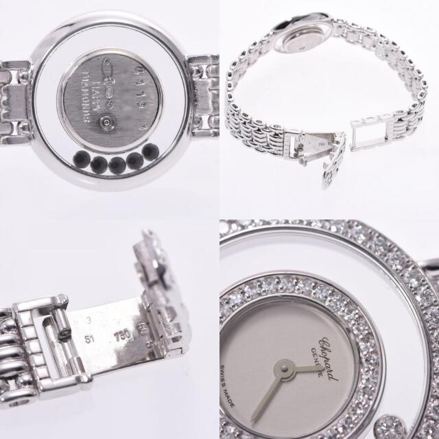 ショパール  ハッピーダイヤ べゼルダイヤ 5Pダイヤ 腕時計