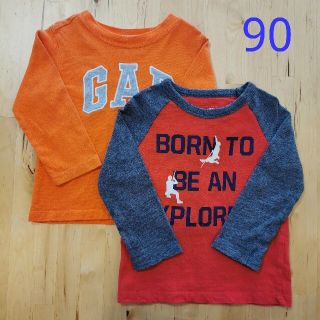 ベビーギャップ(babyGAP)の長袖Tシャツ　２枚セット(Tシャツ/カットソー)